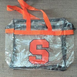 Clear Tote Bag with Syracuse S